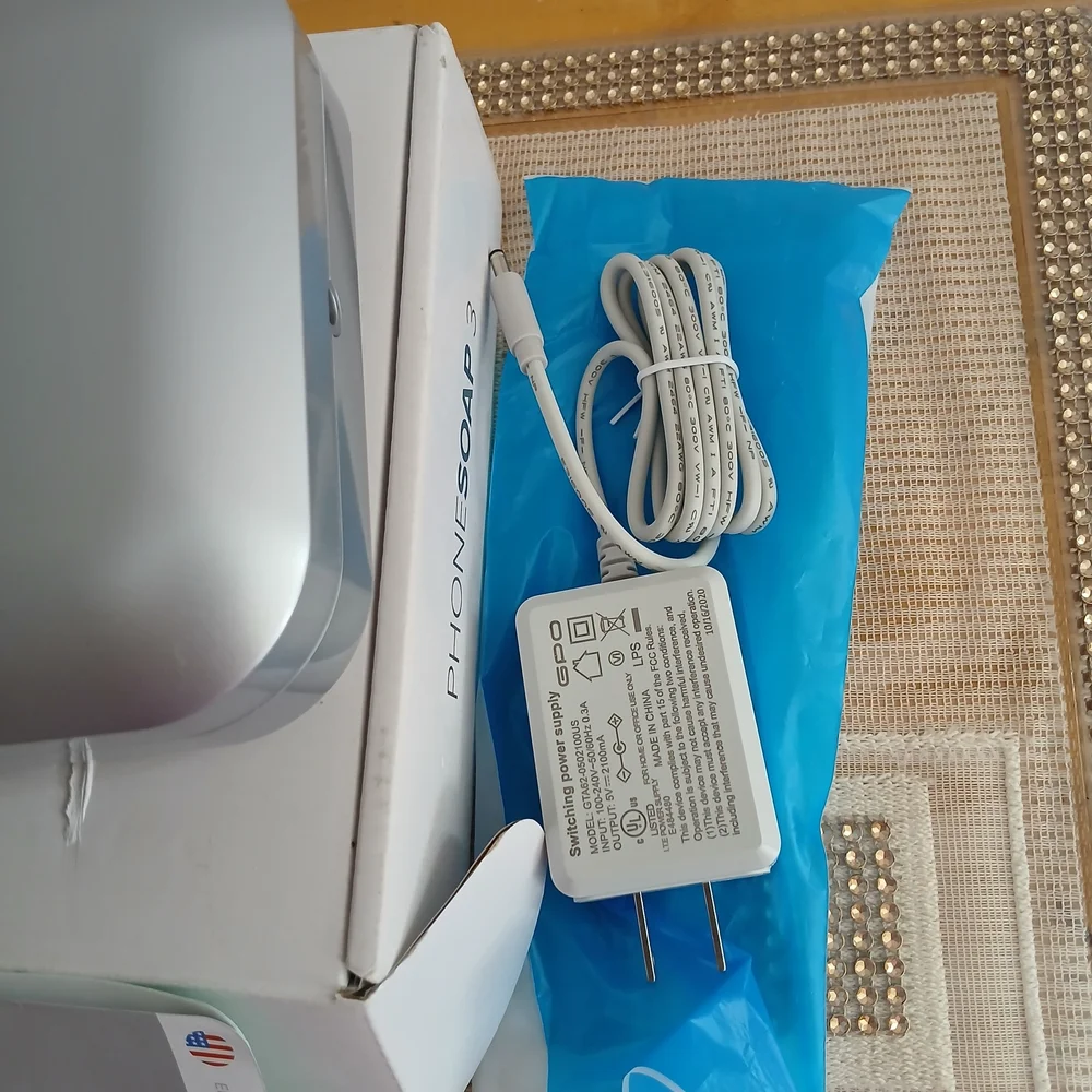 PhoneSoap 3 Cell Phone Sanitizer & Dual Universal Cell Phone Charger Box